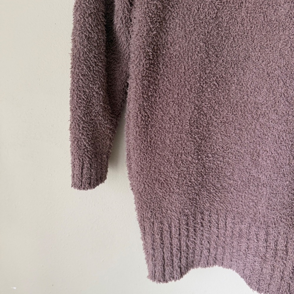 Fuzzy Knit Open-Front Cardigan - Picture 8 of 10